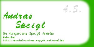 andras speigl business card